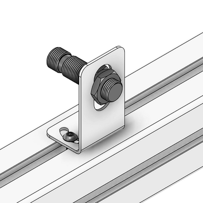66-212-3 MODULAR SOLUTIONS ALUMINUM BRACKET<BR>30 SERIES 12MM SENSOR HOLDING